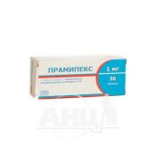 Праміпекс таблетки 1 мг №30