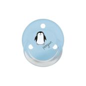 Пустышка Baby-Nova 23360LL латексная круглая с рисунком и кольцом №1, рисунок в ассортименте