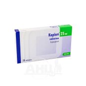 Коріол таблетки 25 мг №28