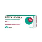 Лізотіазид-Тева таблетки 20 мг + 12,5 мг блістер №30