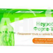 Неуробекс форте таблетки вкриті плівковою оболонкою №60