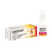 Нафтизин краплі назальні 0,05 % флакон 10 мл