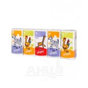 Хусточки паперові носові гігієнічні Bella Baby Happy 3-х шарові №100