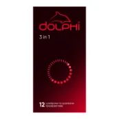 Презервативы Dolphi 3 в 1 №12
