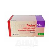 Лоріста таблетки вкриті плівковою оболонкою 50 мг блістер №90