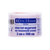 Пластырь медицинский Dr. House на тканевой основе 3 см х 500 см