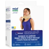 Бандаж на шийний відділ хребта 1005 м'якої фіксації з жорсткою вставкою MedTextile розмір M