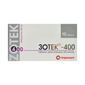 Зотек-400 таблетки вкриті плівковою оболонкою 400 мг блістер №10