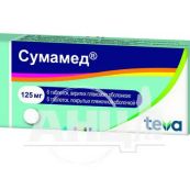 Сумамед таблетки покрытые пленочной оболочкой 125 мг №6