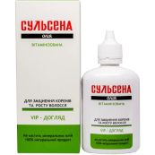 Олія сульсена вітамінізована для зміцнення коренів та росту волосся 100 мл + шапочка