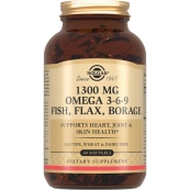 Solgar Омега 3-6-9 комплекс жирных кислот ЭЖК 1300 мг капсулы №60