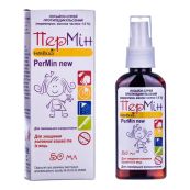 Лосьон-спрей противопедикулезный Пермин новый 50 мл