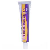 Стрептоцидова мазь 10% туба 25 г