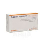 Ензикс дуо форте таблетки 20 мг (30) + 2,5 мг (15) комбі-упаковка №45