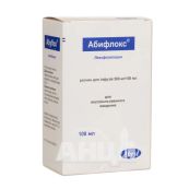 Абифлокс розчин для інфузій 500 мг/100 мл флакон 100 мл №1