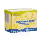Рыбий жир витаминизированный капсулы 500 мг №50