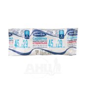 Салфетка марлевая медицинская 45 см х 29 см 2-х слойная стерильная №1