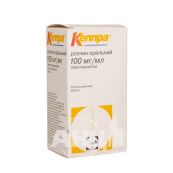 Кеппра розчин оральний 100 мг/мл флакон 300 мл з мірним шприцем №1