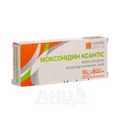 Моксонідин Ксантіс таблетки вкриті плівковою оболонкою 0,2 мг блістер №30
