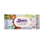 Серветки дитячі вологі Libero easy change №64