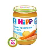 Пюре рибно-овочеве HiPP морква та картопля з лососем з 8 місяців 190 г