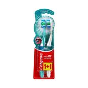 Зубная щетка средняя Colgate 360 Clean средней жесткости 1+1