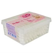 Ватні палички Smile baby банка квадратна №60