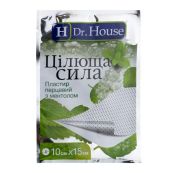 Пластырь обезболивающий с ментолом целебная сила H Dr House 10 см х 15 см