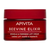 Крем з насиченою текстурою Apivita Beevine Elixir Wrinkle & Firmness Lift Rich проти зморшок для підвищення пружності шкіри обличчя 50 мл
