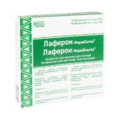 Лаферон-ФармБіотек ліофілізований порошок для розчину для ін'єкцій 3000000 МО флакон №10