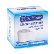 Пластир медичний Dr. House на тканинній основі 4 см х 500 см