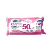 Вата медицинская гигроскопическая гигиеническая нестерильная рулон 50 г