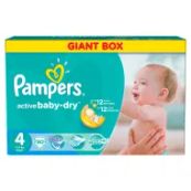Подгузники Pampers Active Baby-Dry Maxi размер 4 (7-14кг) №90