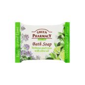 Туалетное мыло Green Pharmacy Вербена и лайм с оливковым маслом 100 г