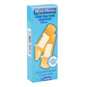 Пластырь медицинский бактерицидный Dr.House 7,2 см х 1,9 см №10