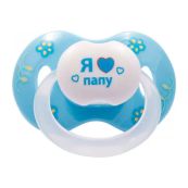Пустушка силіконова кругла Курносики 7015 0-6 міс