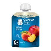 Пюре Gerber яблуко та персик 90 г