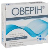 Оверин раствор для инъекций 250 мг/2 мл ампула 2 мл блистер №5 Медикард