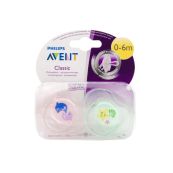 Пустышка Philips Avent 169/36 0-6 мес дельфин и морская звезда №2