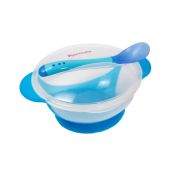 Тарілка на присосці з ложкою Курносики 7055