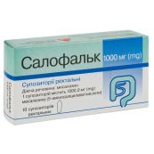 Салофальк суппозитории ректальные 1000 мг стрип №10