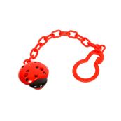 Ланцюжок для пустушки Курносики 7087 божа корівка