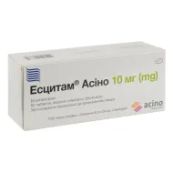 Есцитам Асіно таблетки вкриті плівковою оболонкою 10 мг блістер №60