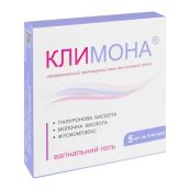 Гель для интимной гигиены Климона гель увлажняющий туба 5 мл №5