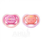 Пустышка Philips AVENT 343/22 с декором 6-18 мес для девочки №2