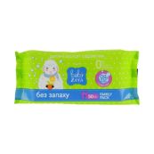 Влажные салфетки Baby Zaya без запаха №50