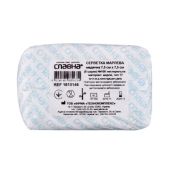 Серветка марлева медична Славна стерильна 7,5 см х 7,5 см 8-шарів №100