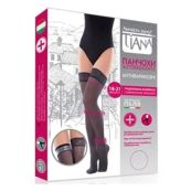 ЧУЛКИ TIANA КОМПР.18-21ММ 140 DEN ЧЕРНЫЕ  Р.6  1384