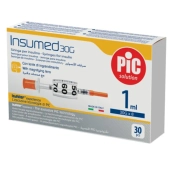 Шприц інсуліновий Insumed 1 мл №30