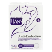Чулки антиэмболические Tiana 18-21мм 140 den белые размер 4